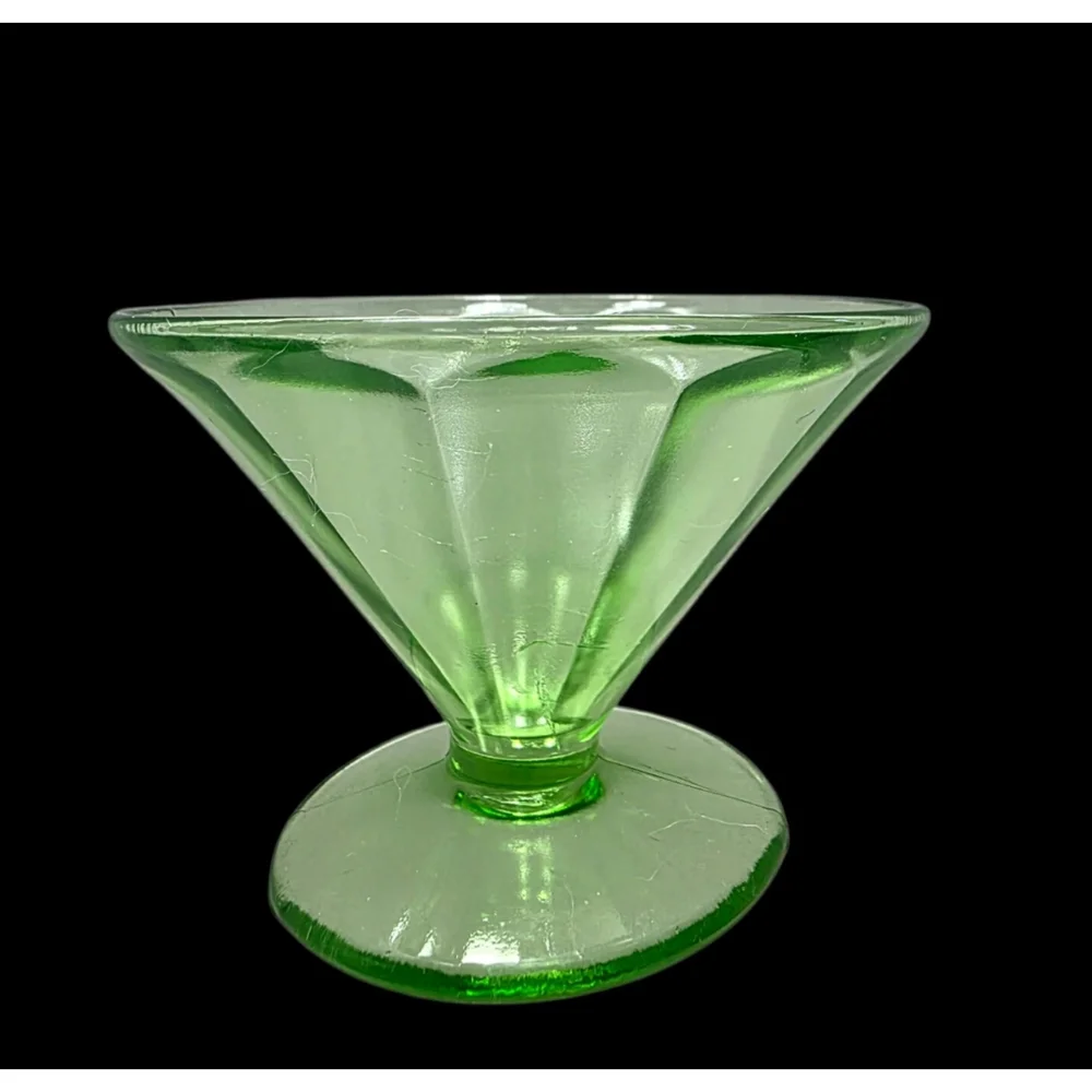 federal glass vintage green